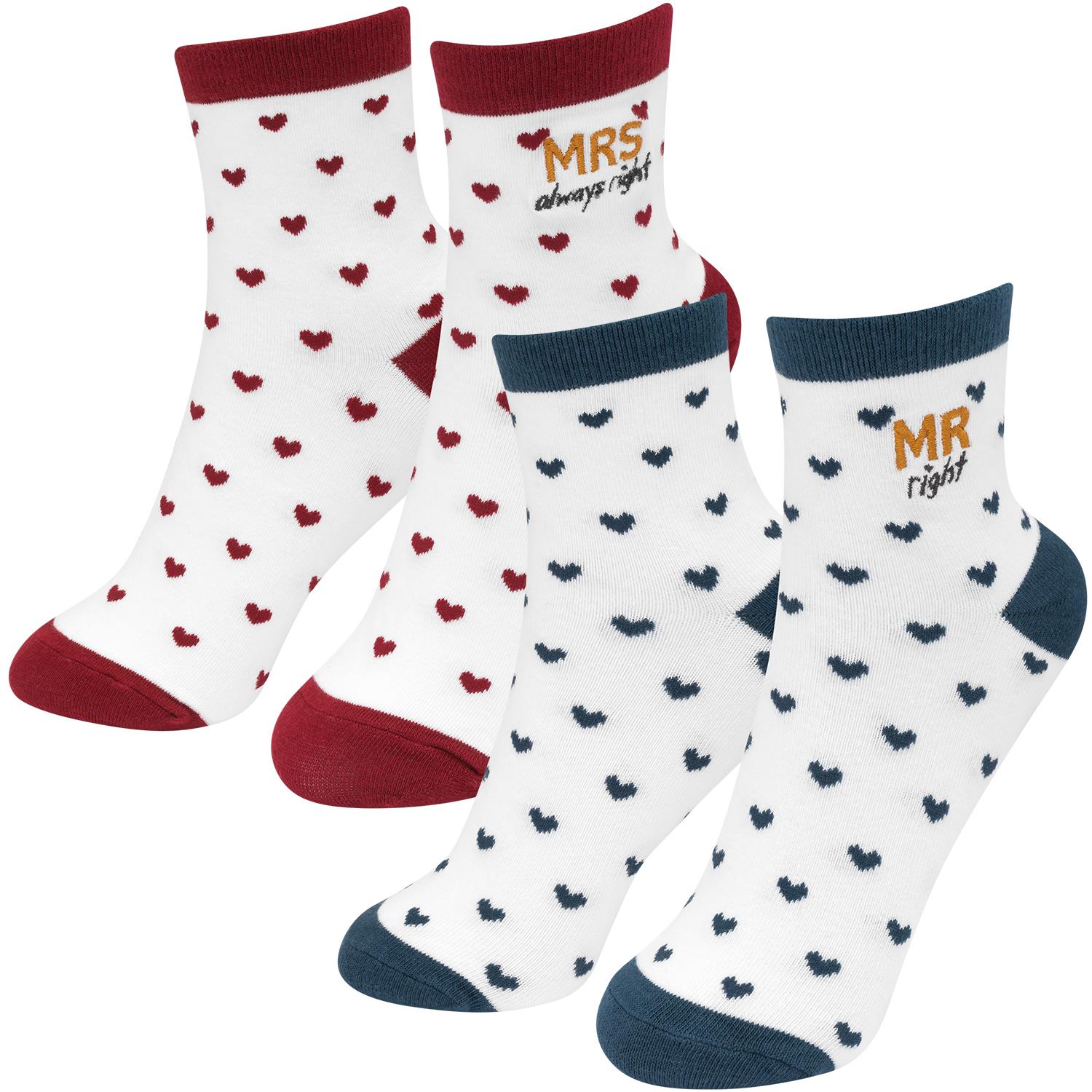 Socken Set »Mrs always right & Mr right«