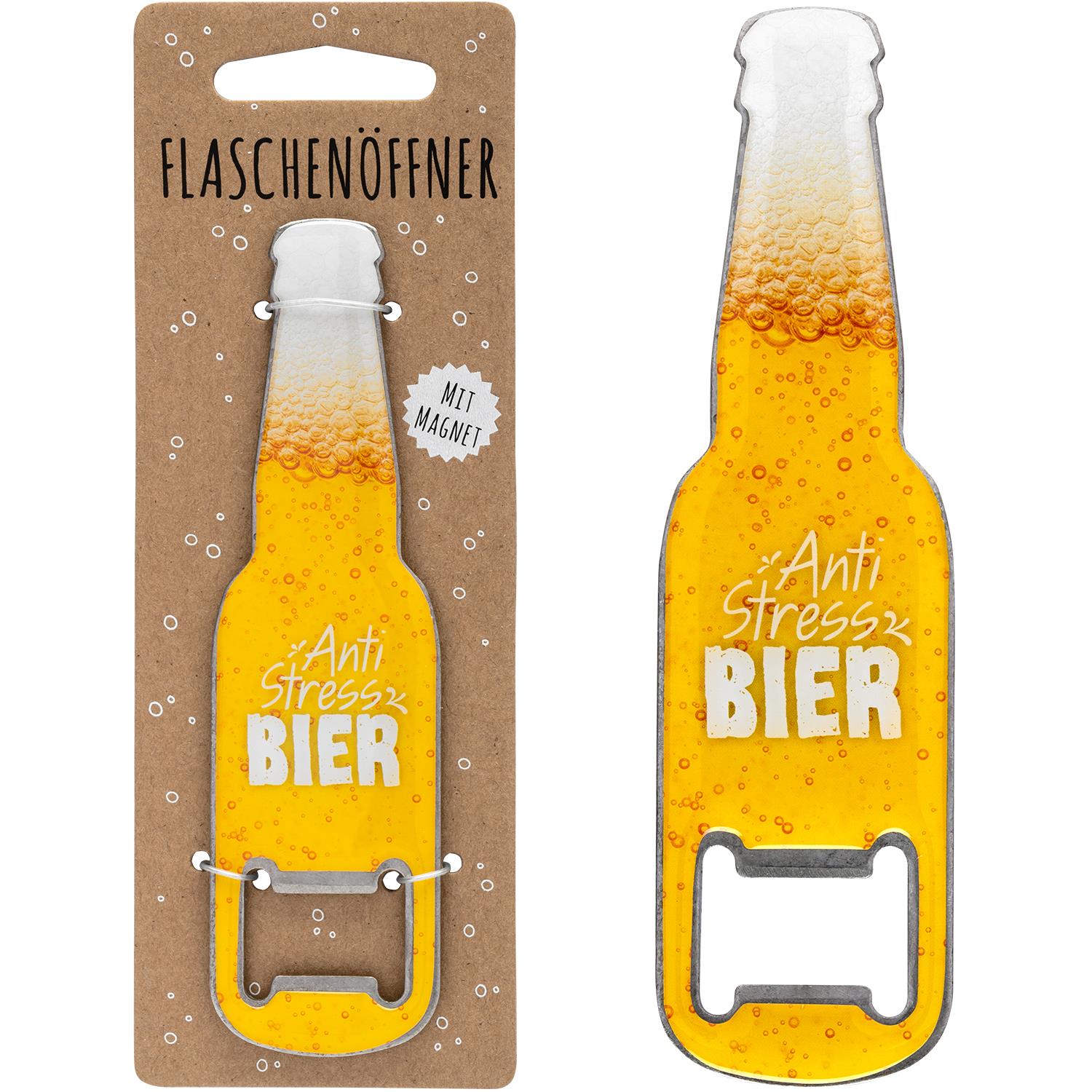 Flaschenöffner »Anti Stress Bier«