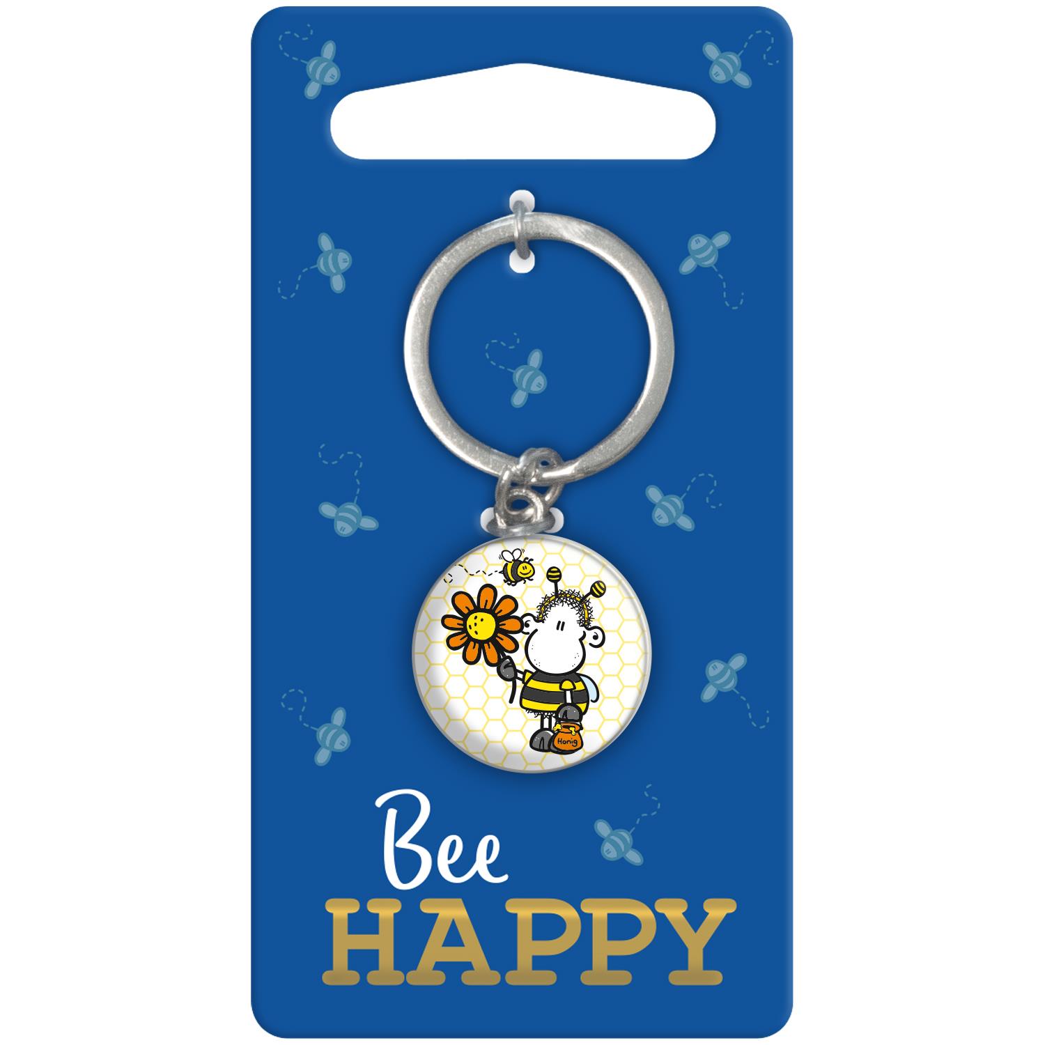Mini-Schlüsselanhänger »Bee Happy«