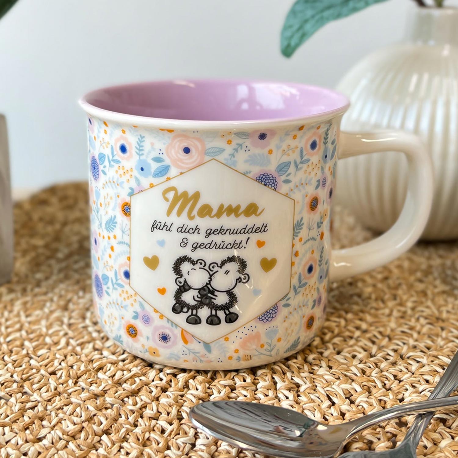 Becher »Mama, fühl Dich geknuddelt & gedrückt!«