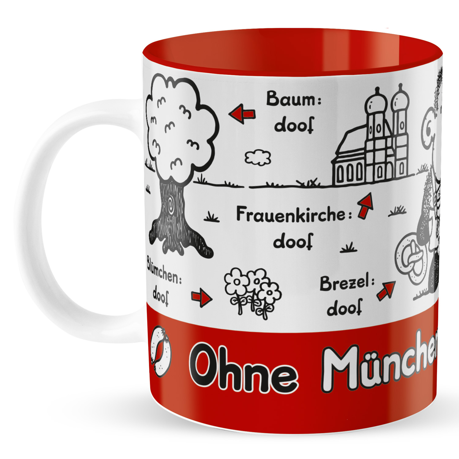 Tasse »Ohne München ist alles doof.«