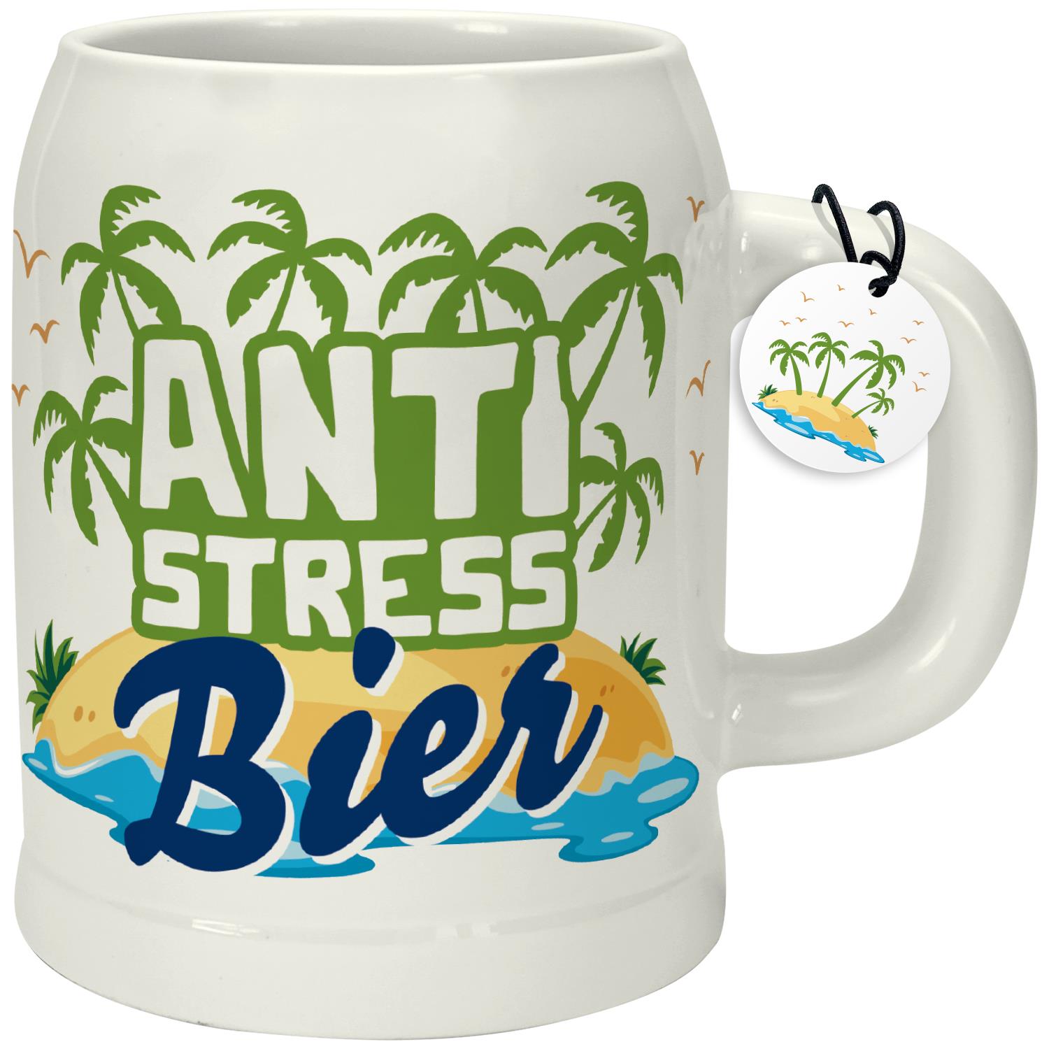 Bierkrug »Anti Stress Bier«