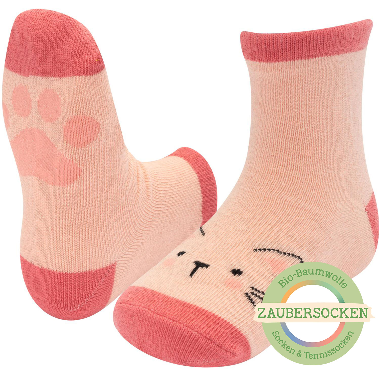 Kleinkind-Zaubersocken Bio-Baumwolle »Katze«