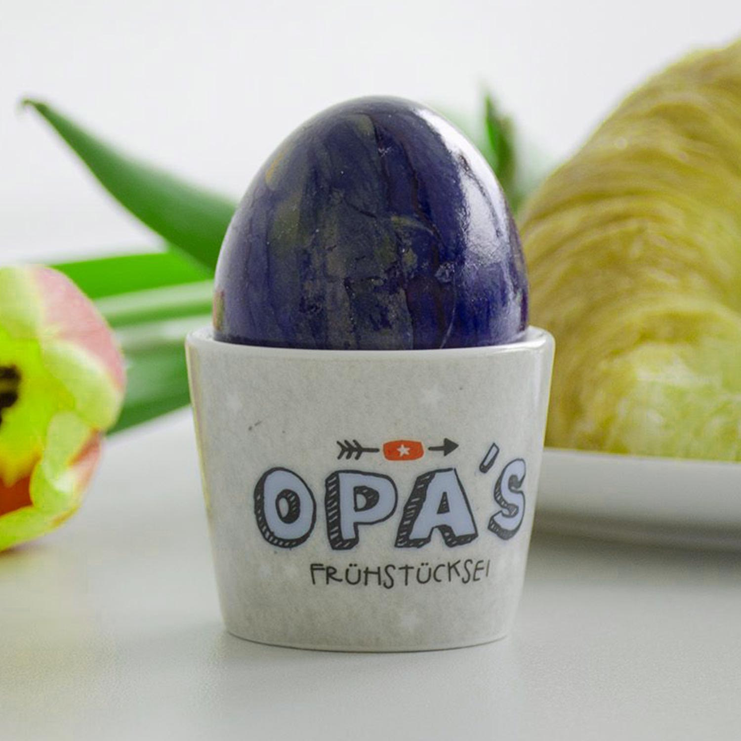 Eierbecher »Opa's Frühstücksei«