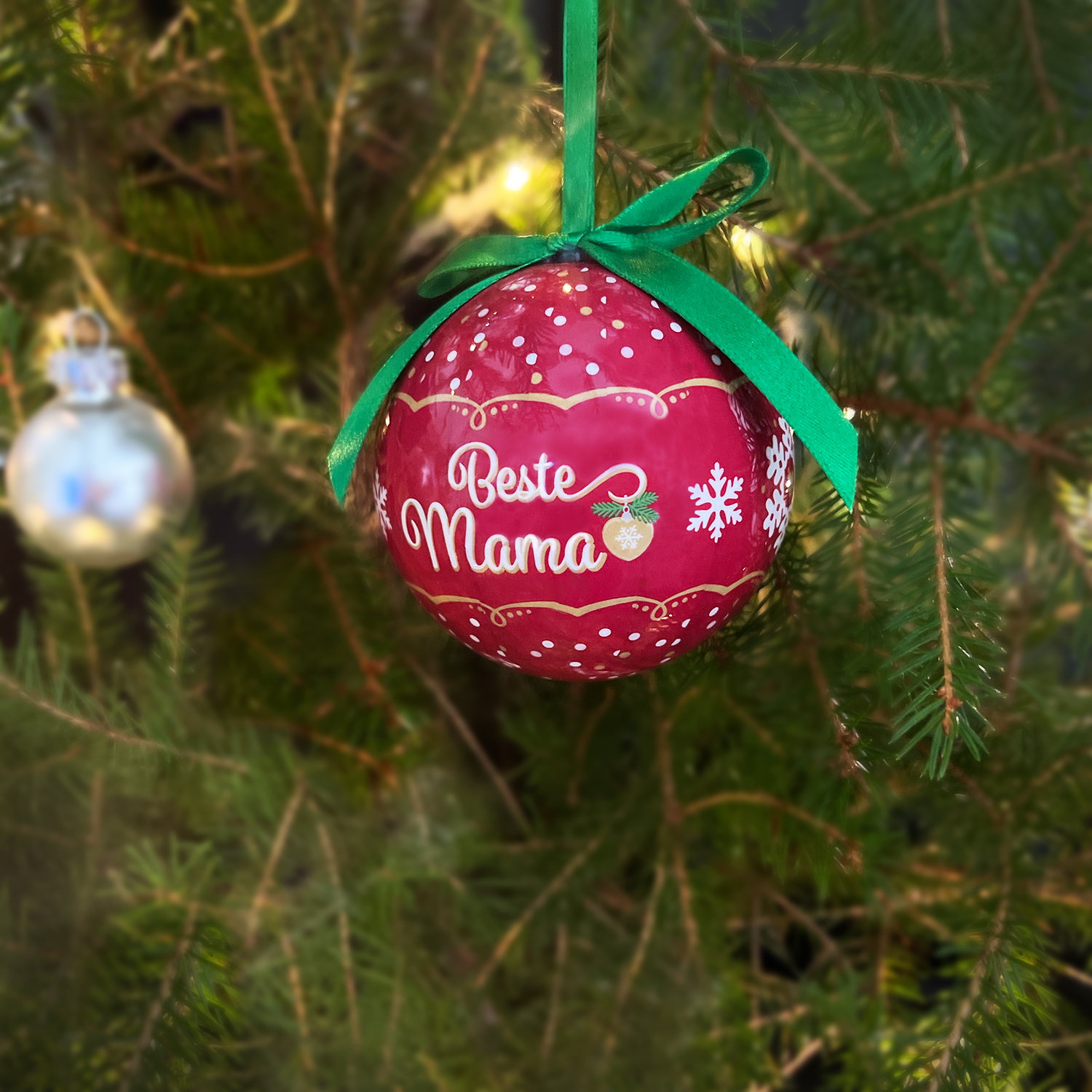Weihnachtskugel »Beste Mama« 