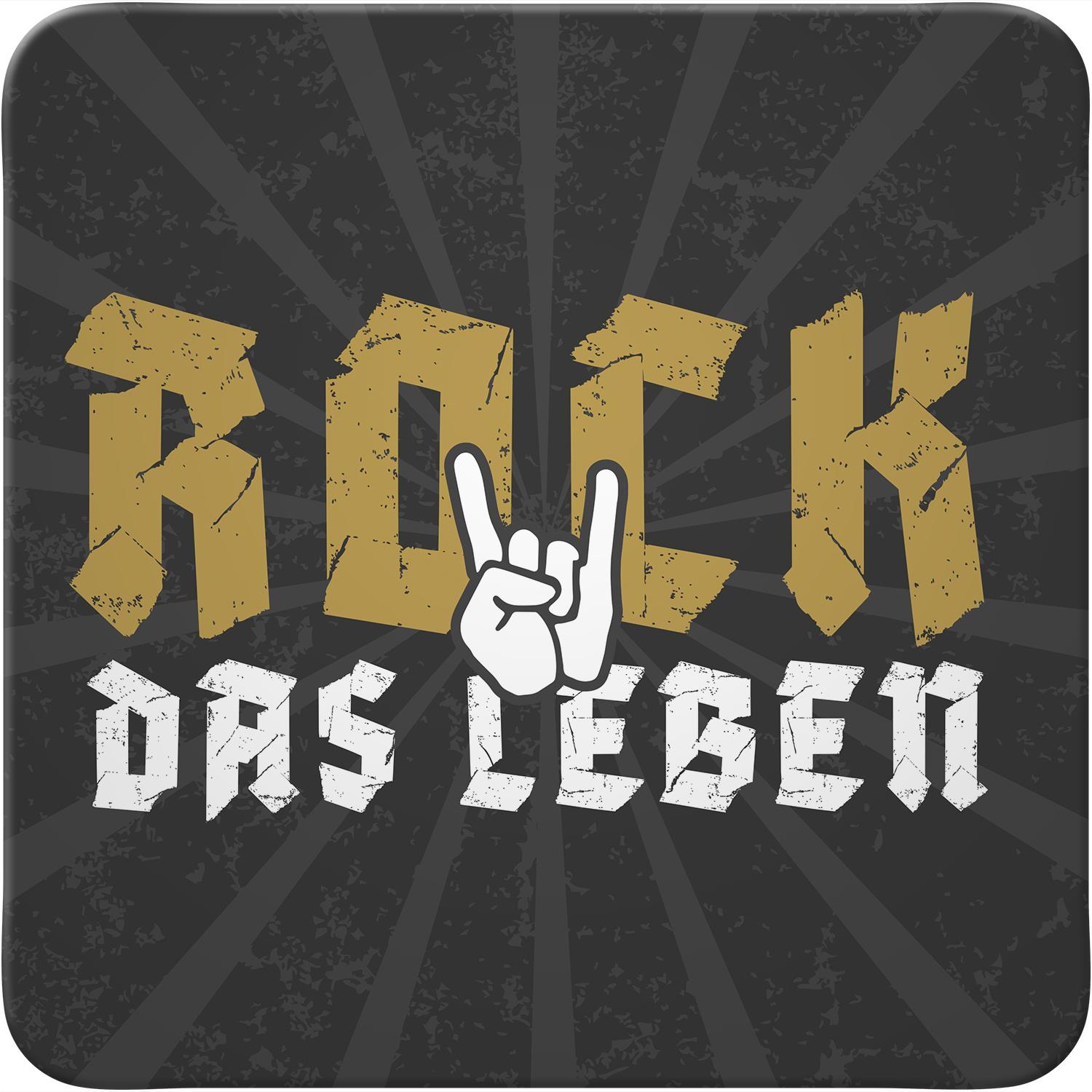 Untersetzer »Rock das Leben«