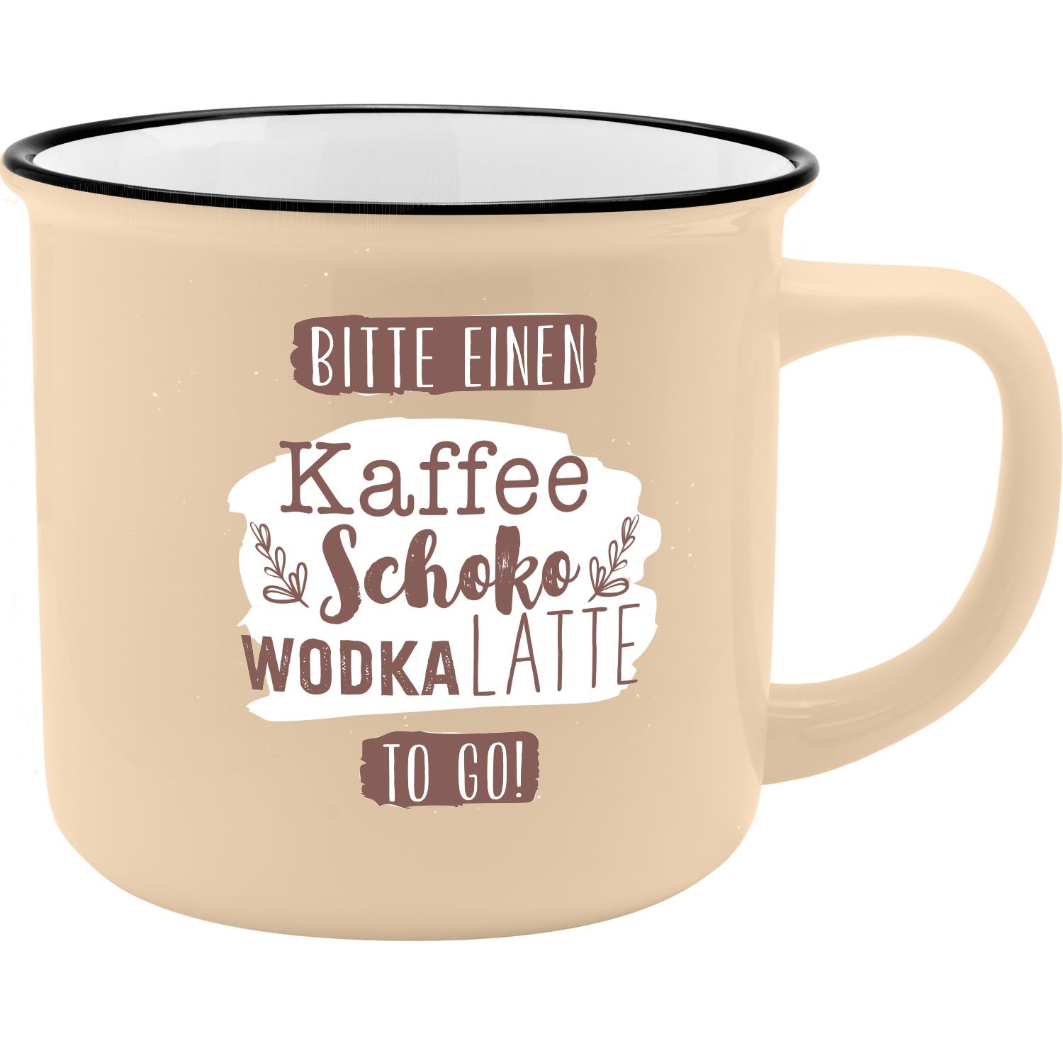 Lieblingsbecher »Bitte einen Kaffee Schoko Vodka Latte To Go!«