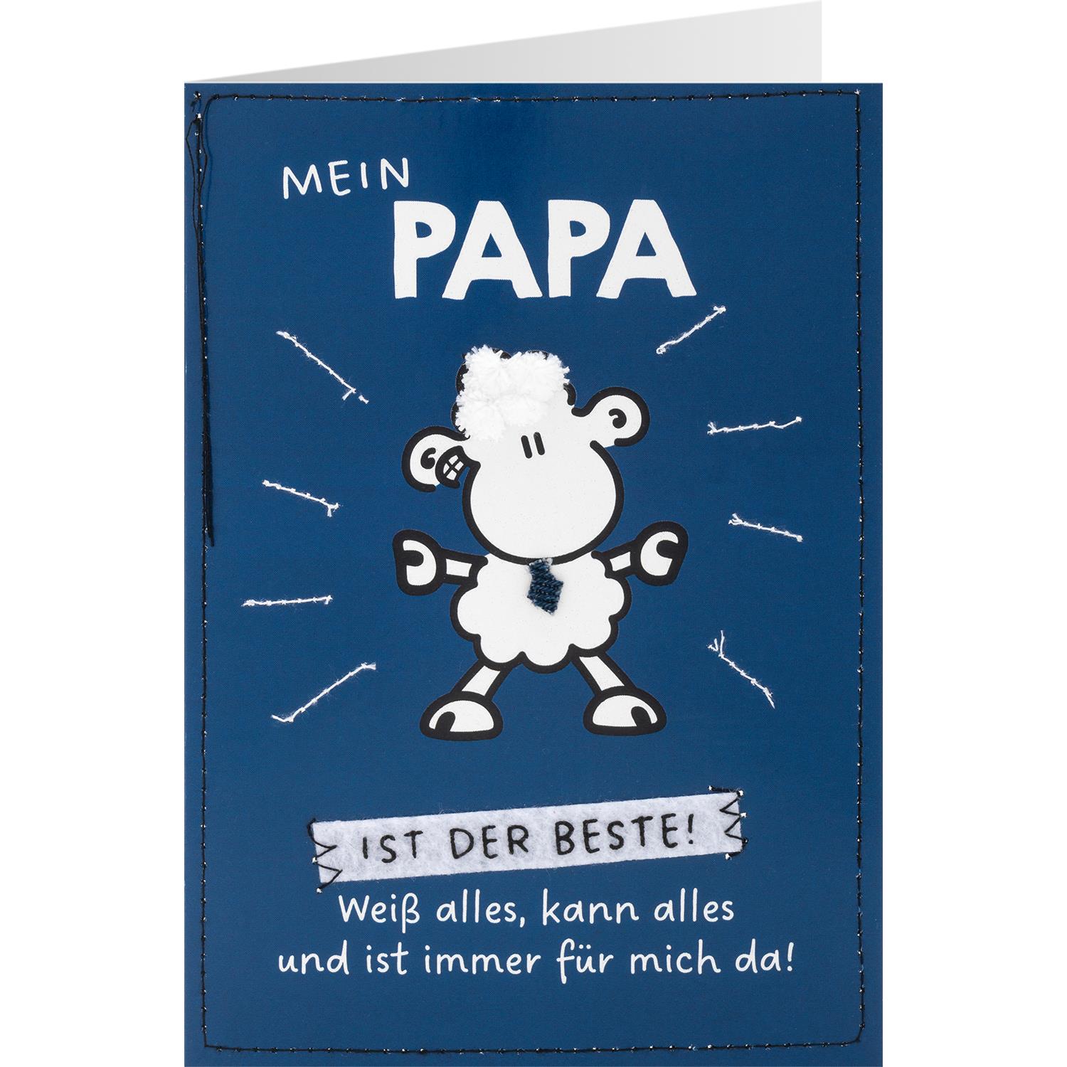 Grußkarte handmade »Mein Papa ist der Beste!«