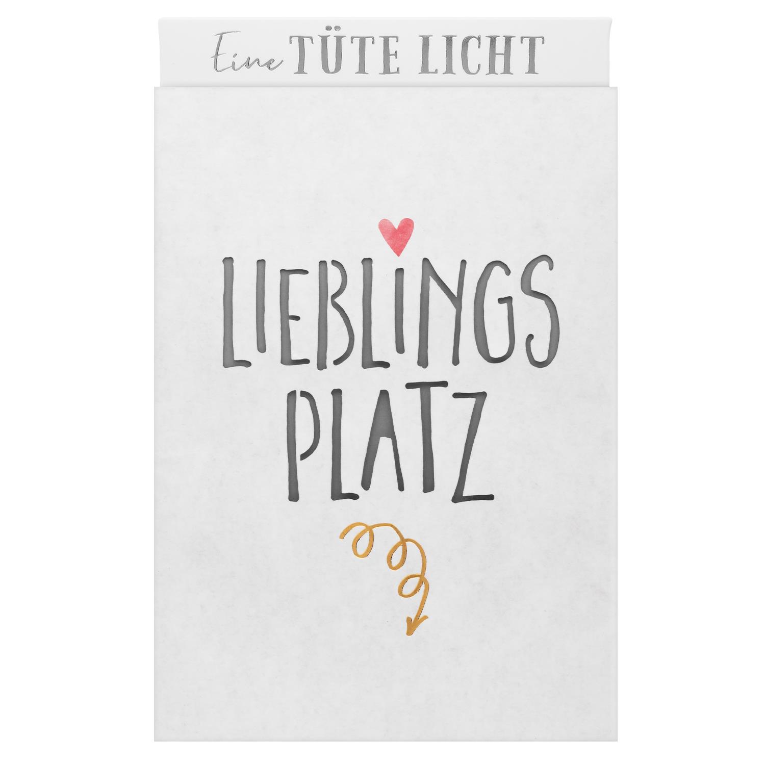 Lichttüte »Lieblingsplatz«
