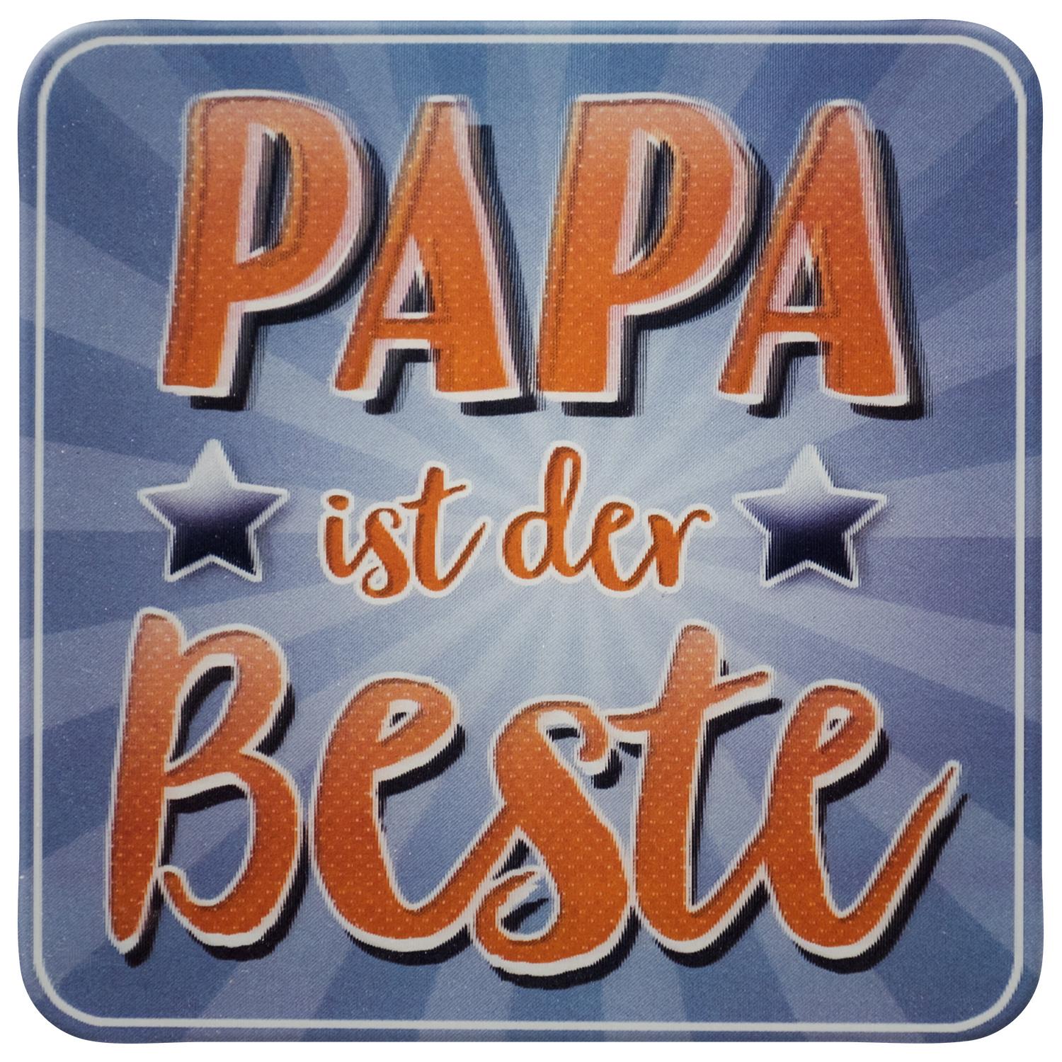 3D-Untersetzer »Papa ist der Beste«